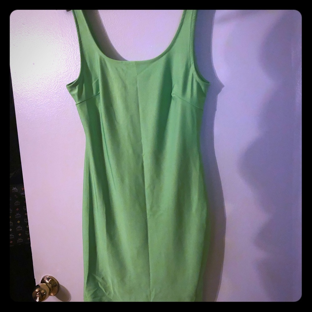 Nylon Tricot Mini Dress